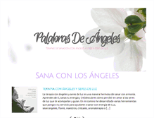 Tablet Screenshot of palabrasdeangeles.com